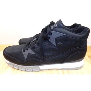 British Knights Virga Shoes Sneakers Mens Black Gray Size 12 BMVIRD-065 High Top